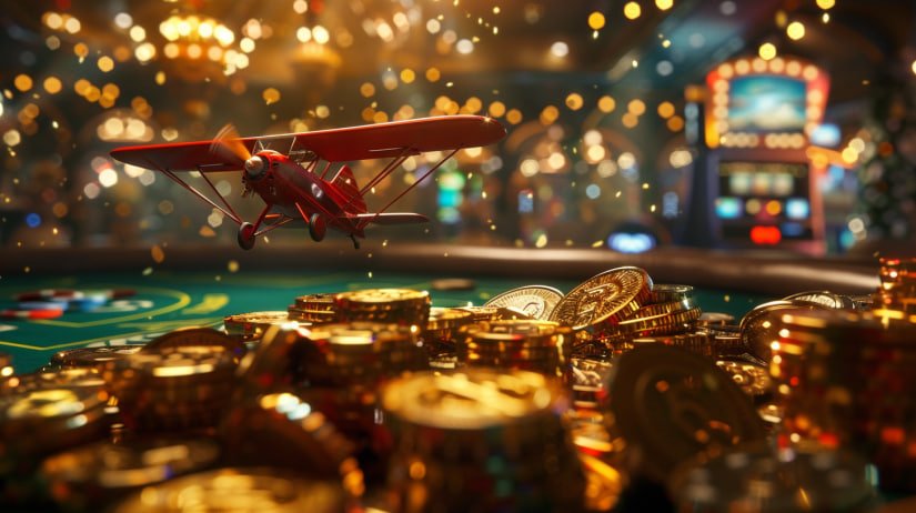 Layar permainan slot online dengan grafis cerah dan berwarna-warni